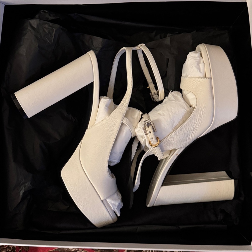 ❤️GIVENCHY PLATFORM SANDAL IN YOUR FUTURE? WEDDING ELEGANCE NWT—BOX & DUST BAGS
